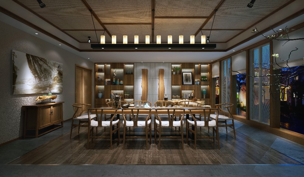 白酒專(zhuān)賣(mài)店茶葉店咖啡店裝修SI設(shè)計(jì)